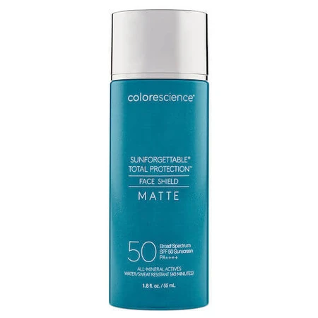 Colorescience Sunforgettable Sunforgettable Total Protection Face Shield Crema Facial Mineral Mate Resistente al Agua SPF50 55ml