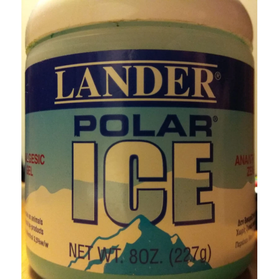 Lander Polar Ice Gel Crioterapia Para dolores musculares y articulares 227gr