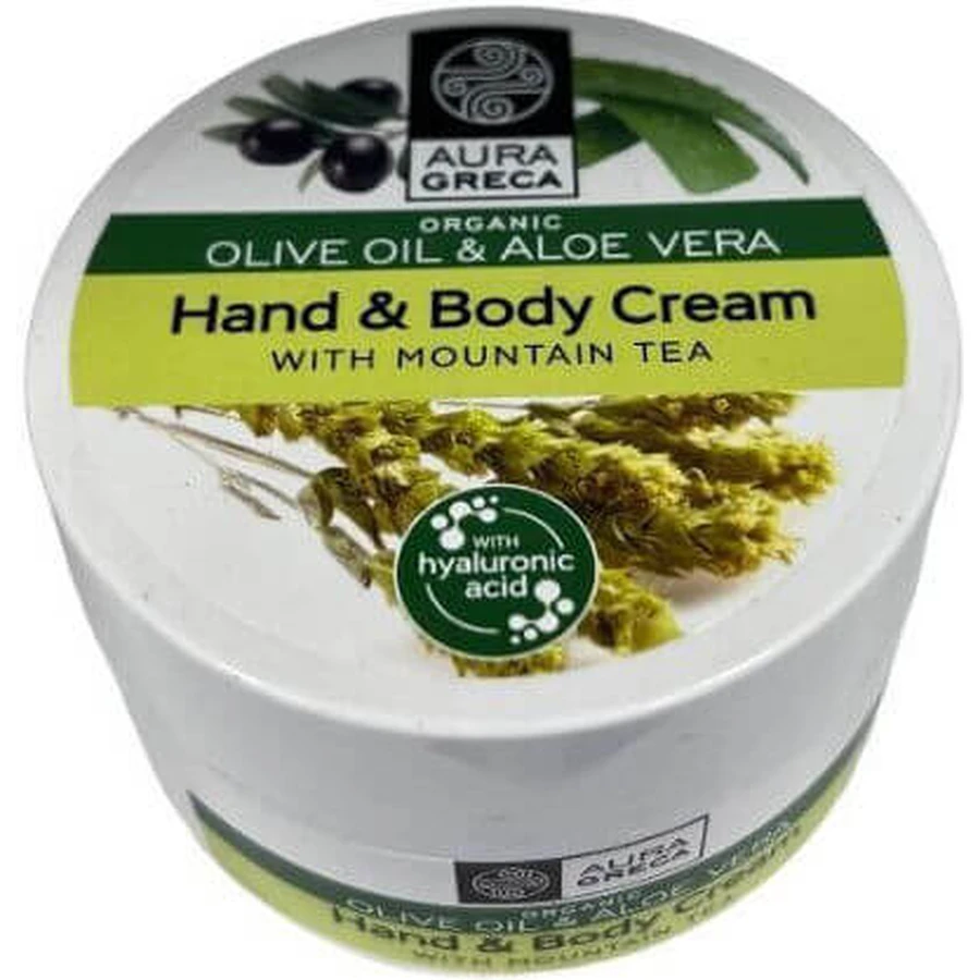 Aura Greca Crema Corpo Idratante con Acido Ialuronico per pelli secche/molto secche 50ml