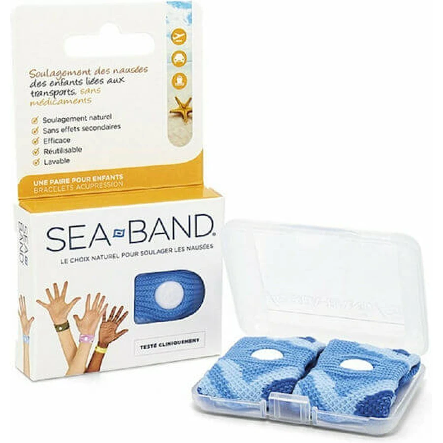 Sea Band Kinderreisekrankheit Kinderreisekrankheit Blau 2pcs