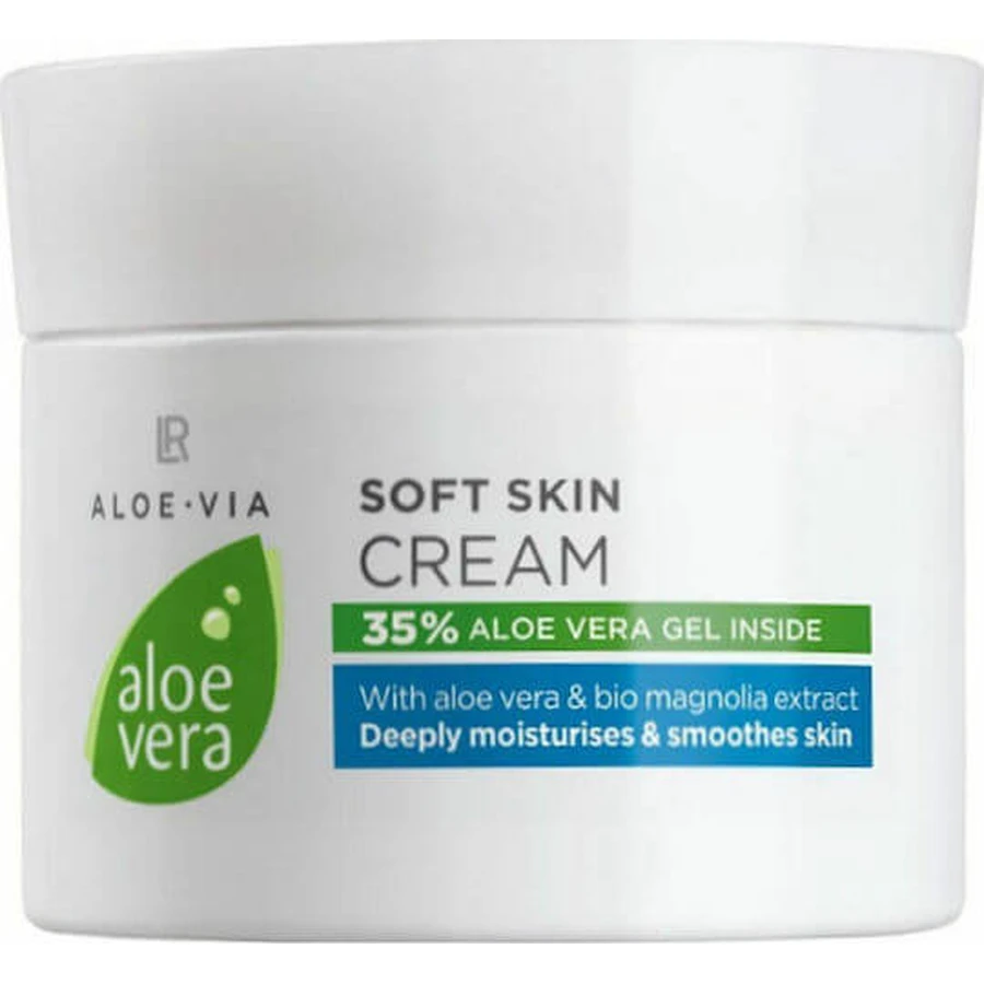 LR Aloë Via Aloë Vera Zachte Huid Crème Hydraterende Lichaamscrème met Aloë Vera voor de droge & gevoelige huid 100ml