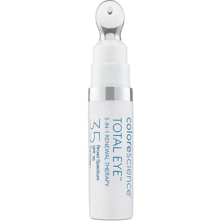 Colorescience Total Cremă de Ochi Fair cu Factor de Protecție Solară SPF35 împotriva Cearcănelor pentru Piele Sensibilă 7ml
