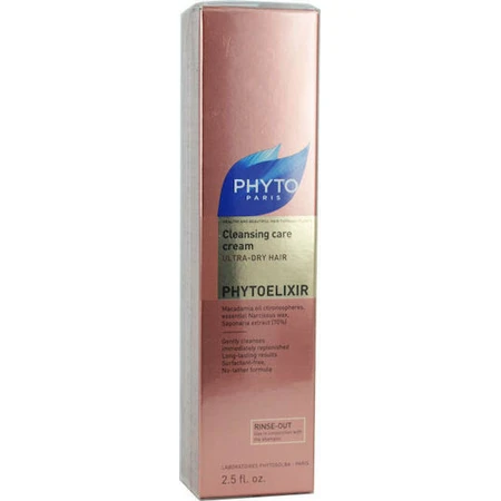 Phyto Phytoelixir Cleansing Care Cream Ultra -Dry Hair Mască de Păr pentru Reparare 75ml