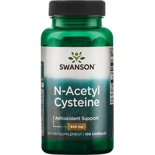 Swanson N-Acetyl Cysteine 600mg 100 Capsule Unflavoured