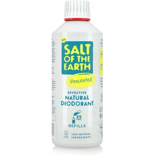 Salt of the Earth Unscented Natural Deodorant Refill Aluminum Free 500ml