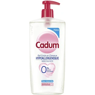 Cadum Gel Hipoalergénico para Cuerpo y Cabello 750ml