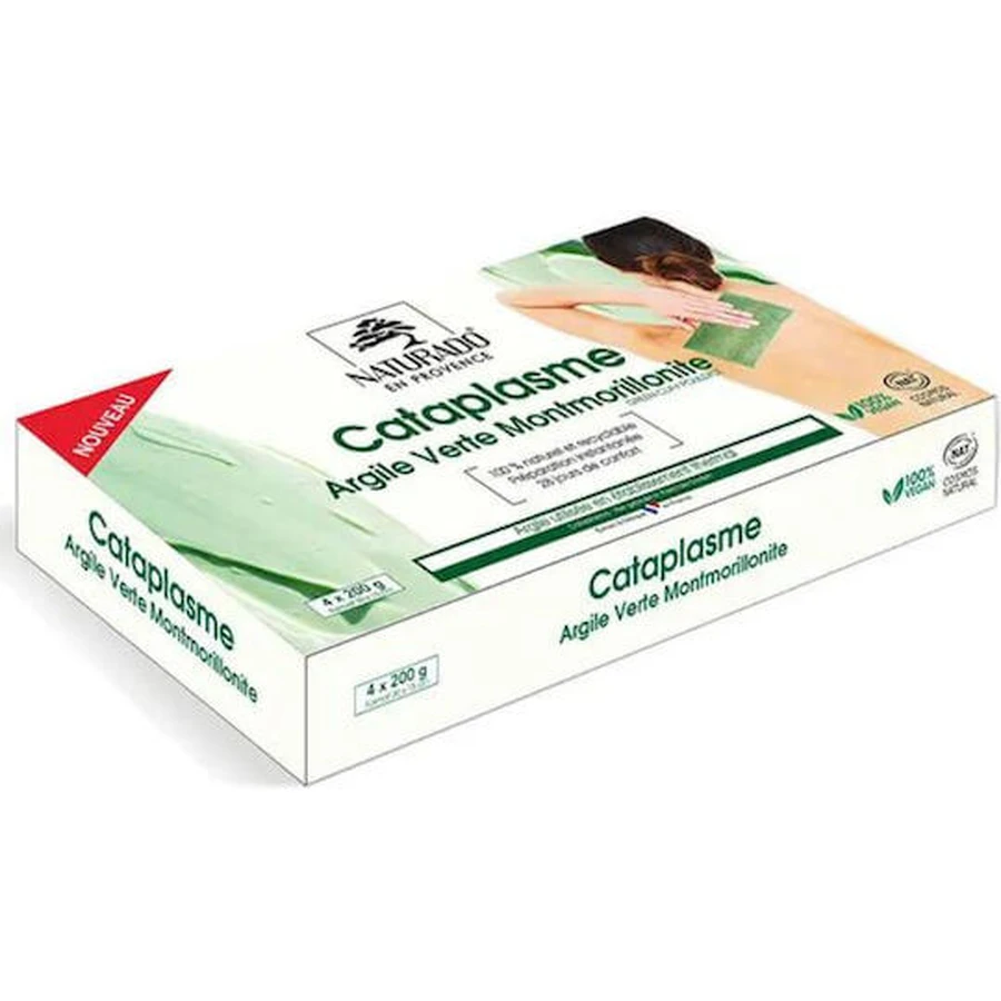 Naturado Green Clay Poultice 4x200g 16248