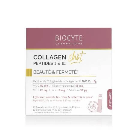 Kollagenspritze, 10 Fläschchen, Biocyte