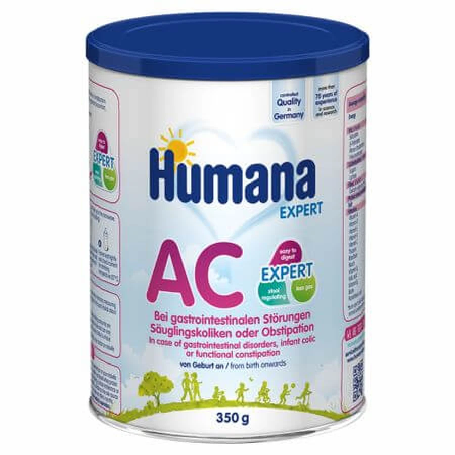 Aliment destinat unor scopuri medicale speciale AC Expert, 0 luni+, 350 g, Humana