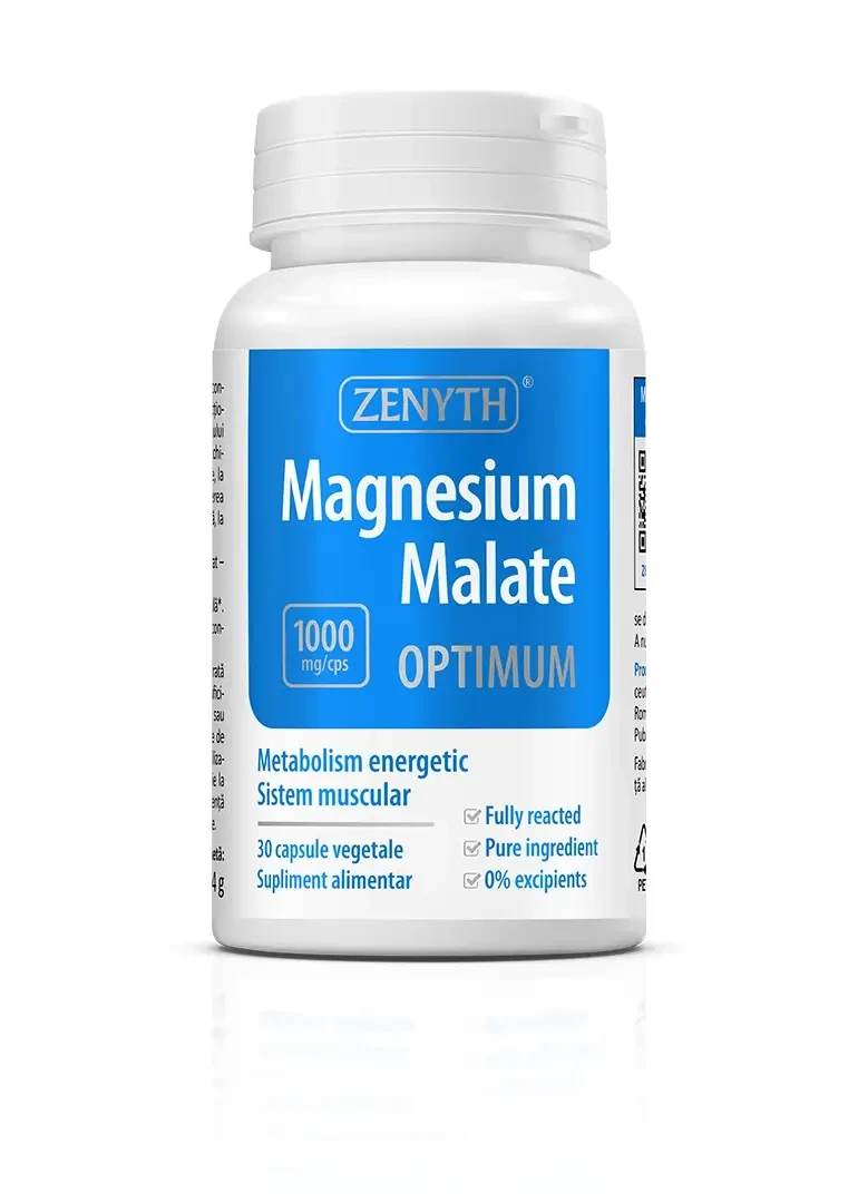 Magnesium Malat Optimum 1000 mg, 30 Kapseln, Zenyth