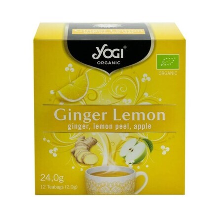 Ingwer-Zitronen-Tee, 12 Portionsbeutel, Yogi Tea