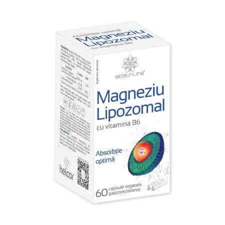 Magnesium Lipozomal, 60 magensaftresistente vegetarische Kapseln, BioSunLine