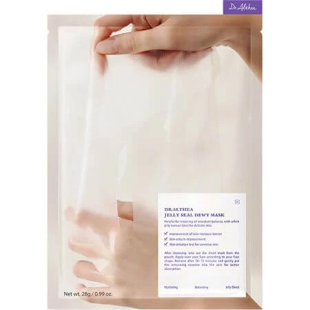 Jelly Seal Dewy tief feuchtigkeitsspendende und aufhellende Gesichtsmaske, 28 g, Dr. Althea