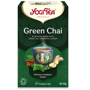 Zielona herbata Chai, 17 saszetek, Yogi Tea