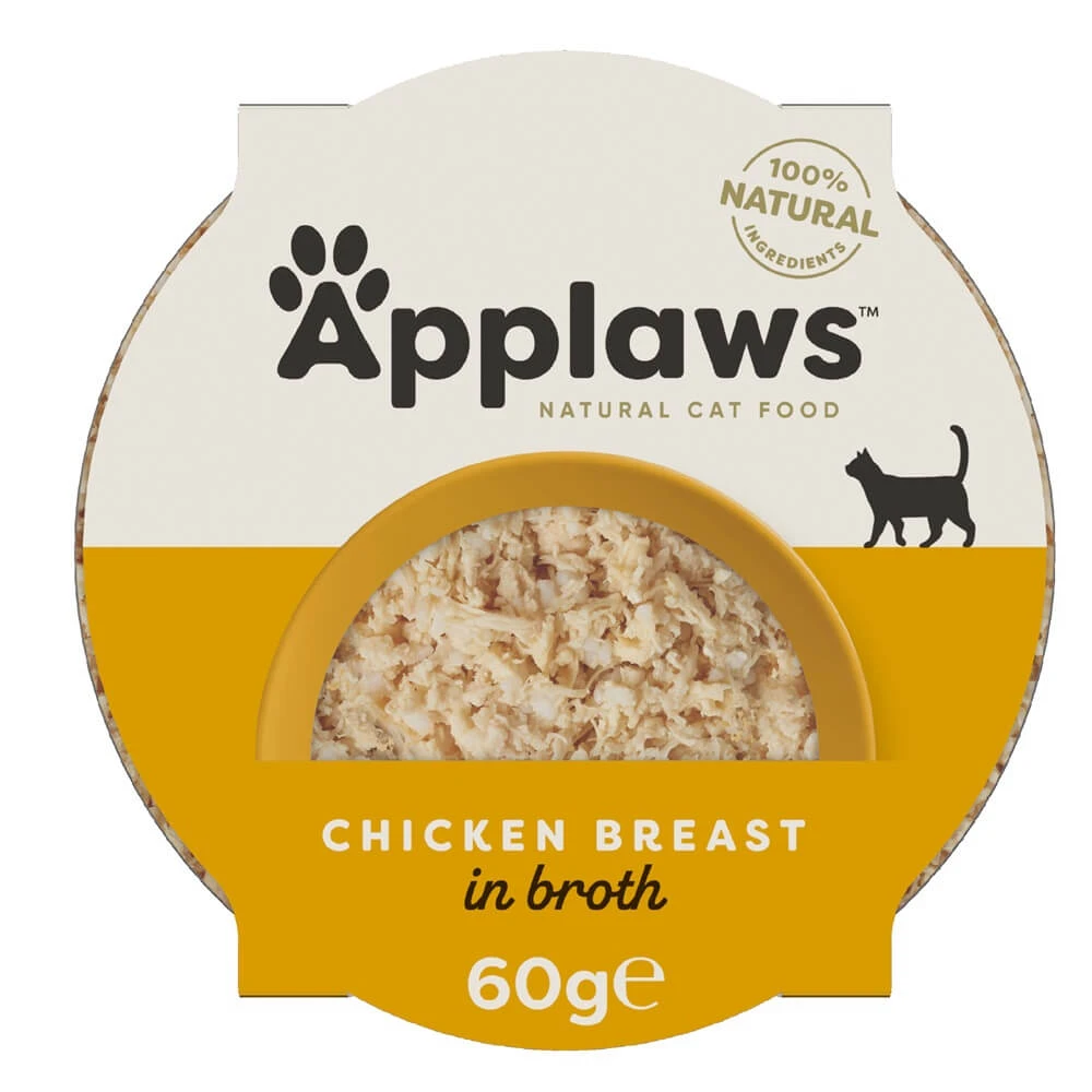 Katzennassfutter mit Hühnerbrust und Reis, 60 g, Applaws