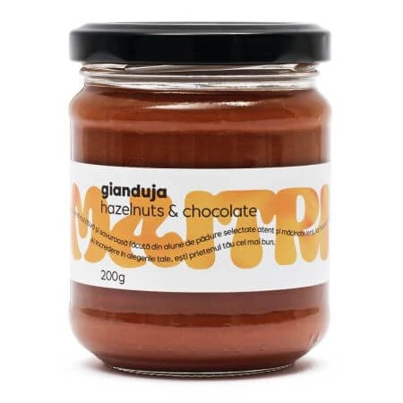 Gianduja-Haselnuss-Schokoladencreme, 200 g, Maitri
