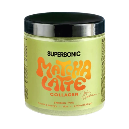 Supersonic Matcha Latte Collagen, Maracuja-Geschmack, 280 g