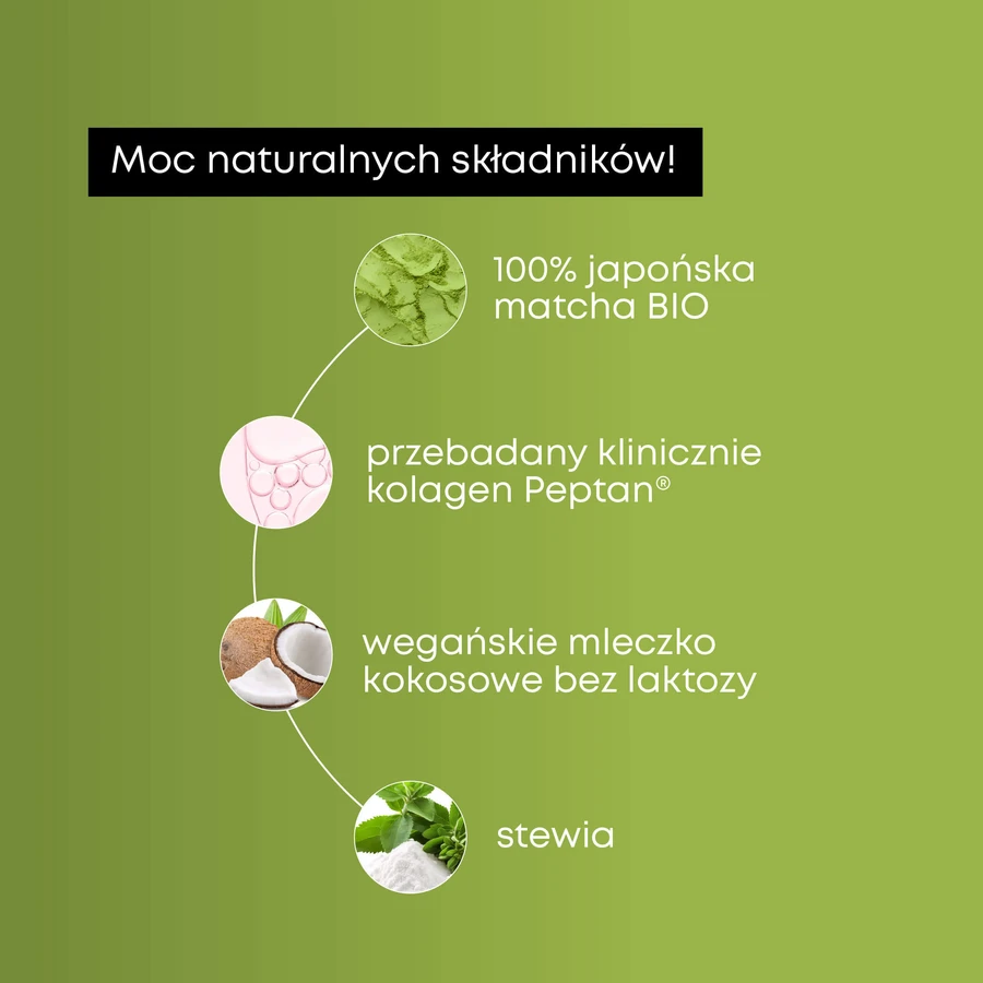 Supersonic Matcha Latte Collagen, Maracuja-Geschmack, 280 g