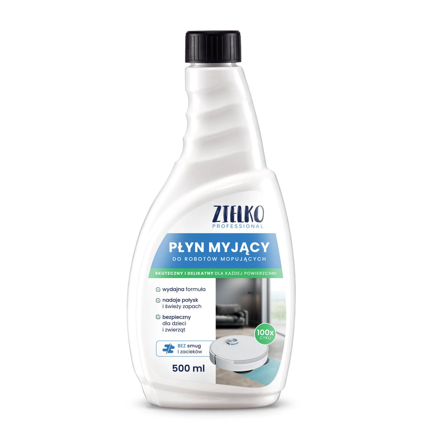 Zielko Professional, Waschflüssigkeit für Wischroboter, 500 ml