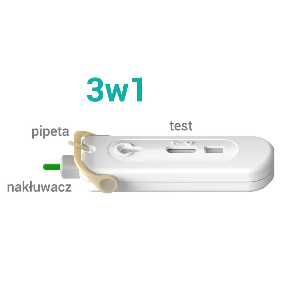 Zestaw HIV Test domowy 3w1, szybki domowy test z krwi do wykrywania infekcji HIV, 2 sztuki: ceny i cechy