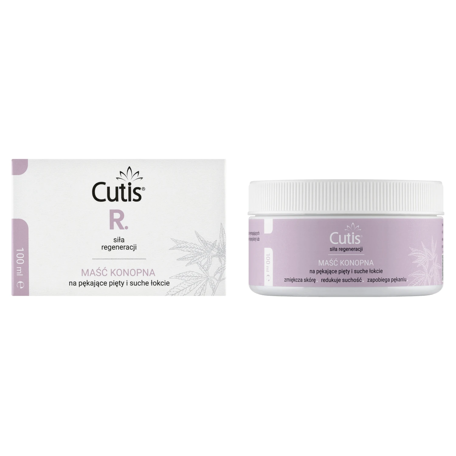 Cutis R-Regeneration, Hanf-Salbe für rissige Fersen und trockene Ellenbogen, 100 ml