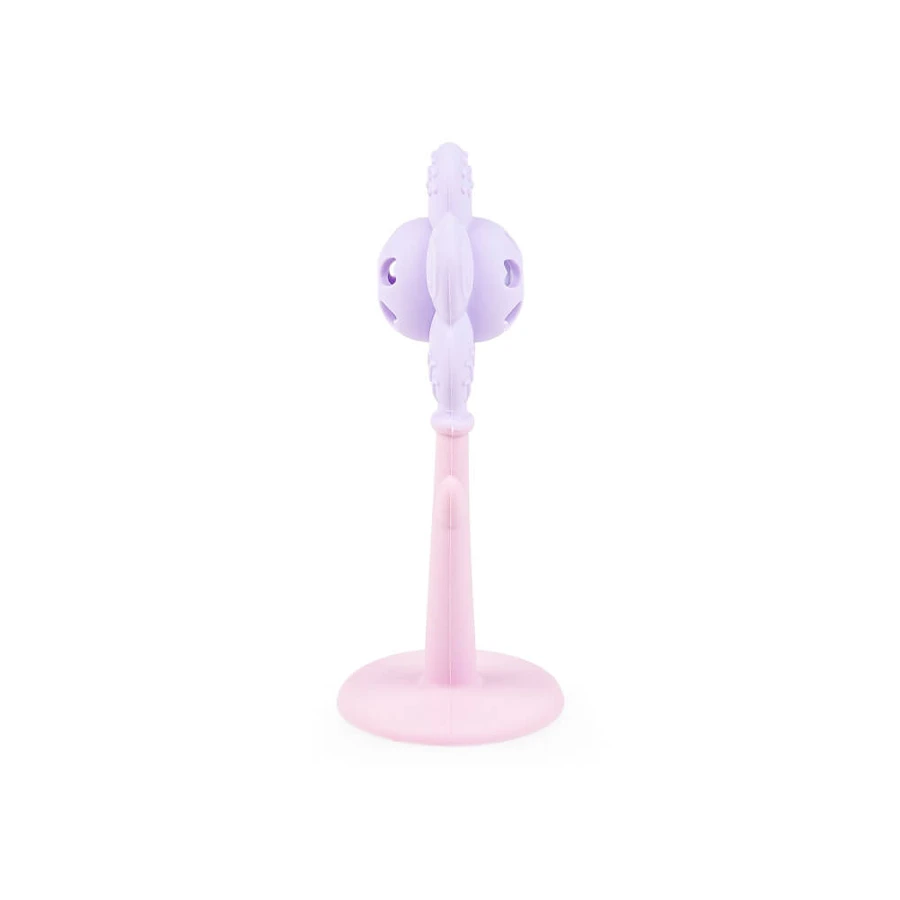 Dumel GiliGums, jouet de dentition, Joyful Flower, violet, à partir de 3 mois, 1 pièce