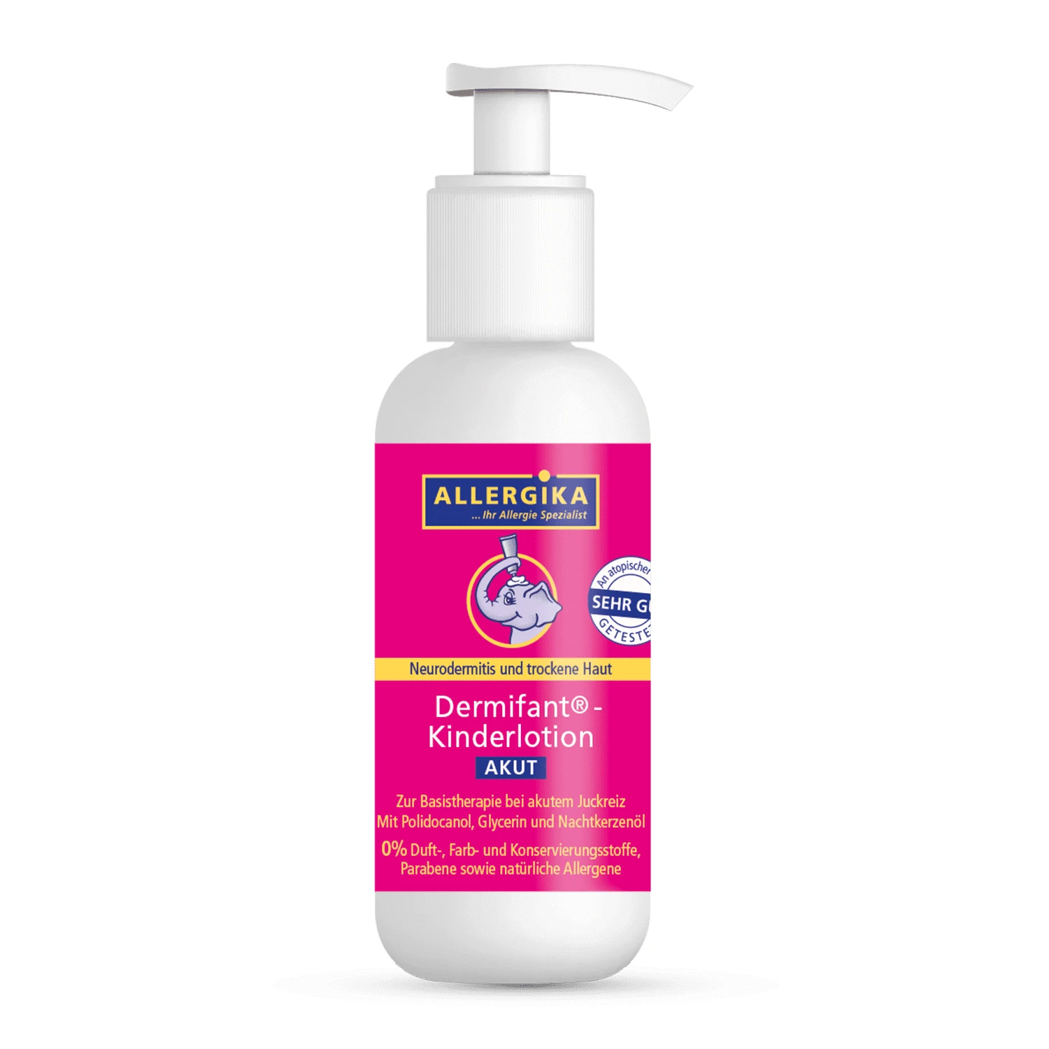 Allergica Dermifant, feuchtigkeitsspendende Lotion für Kinder, schnelle Hilfe, 200 ml