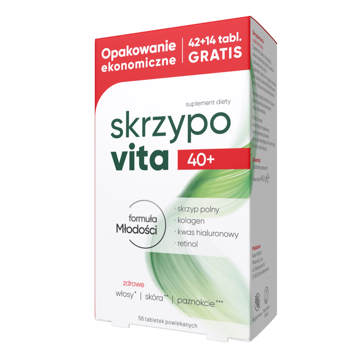 Skrzypovita 40+, 42 Filmtabletten + 14 Tabletten gratis