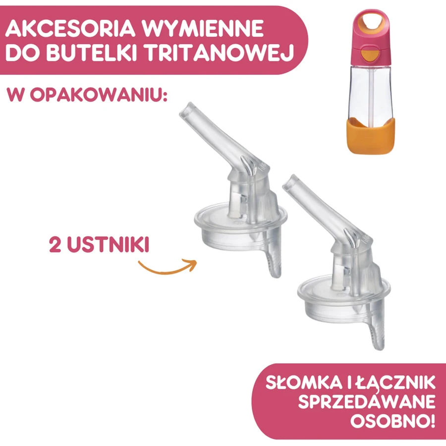 B.Box, ustniki zapasowe do butelki tritanowej, 2 sztuki: ceny i cechy