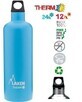 Edelstahl Thermoskanne blau futura, 500ml, Laken