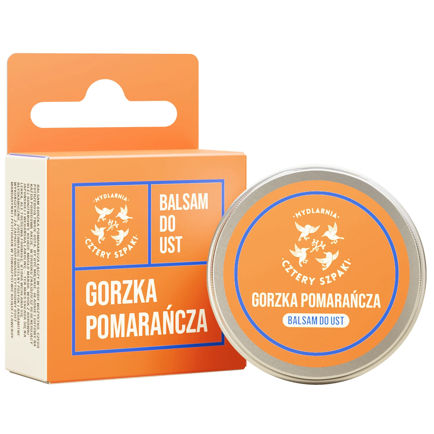 Cztery Szpaki, Lippenbalsam, Bitterorange, 15 ml