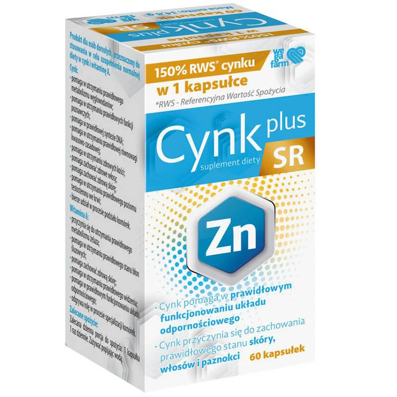 Wegafarm Zink Plus SR, 60 Kapseln