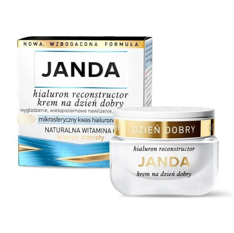 Janda Hialuron Reconstructor, Tagescreme, goldener Krokus, 50 ml