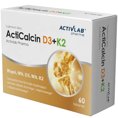 Activlab Pharma ActiCalcin D3+K2, 60 comprimidos
