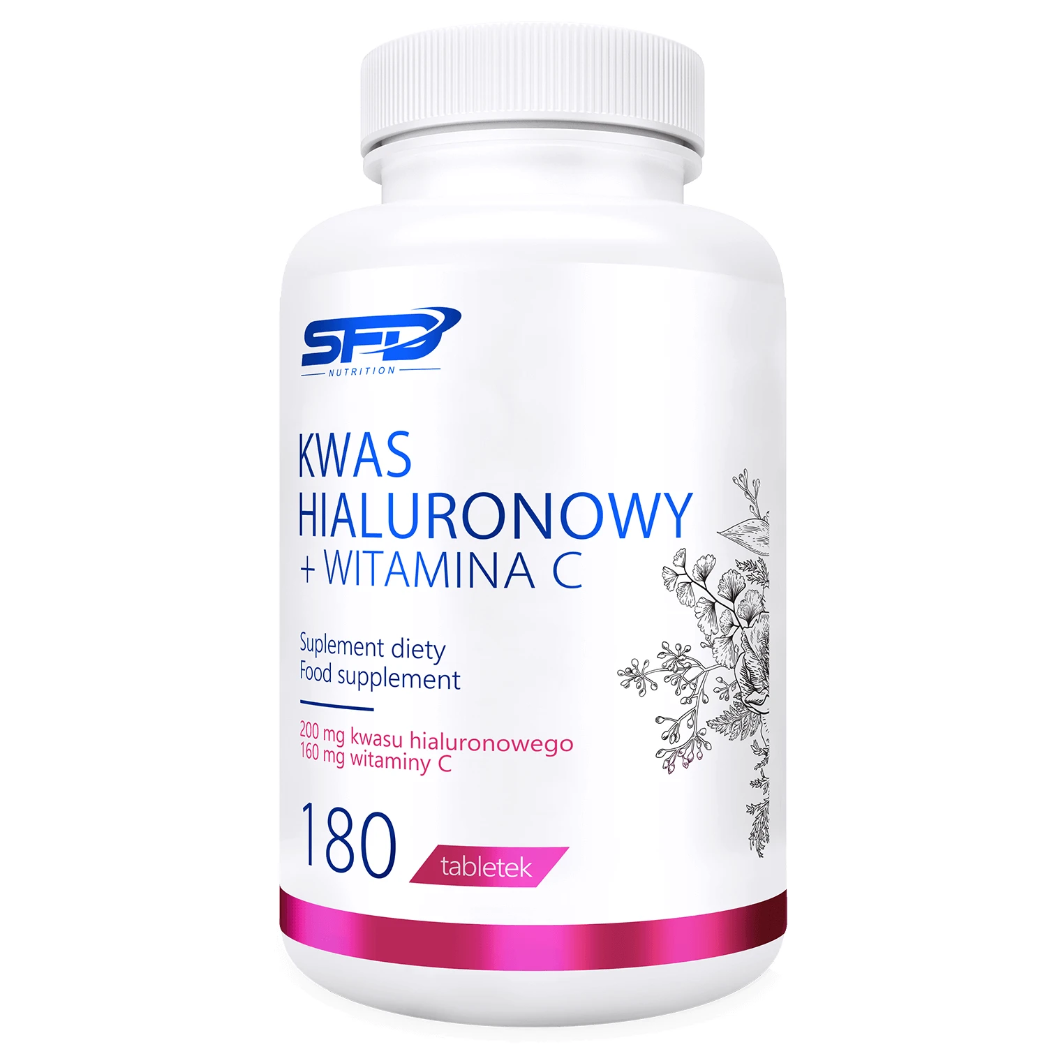 SFD Hyaluronsäure + Vitamin C, 180 Tabletten