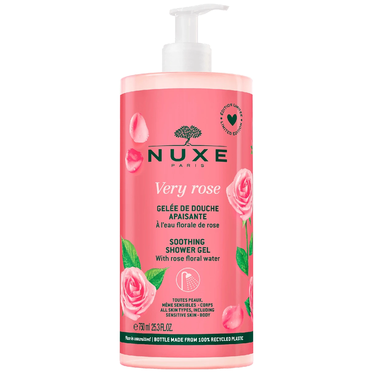 Nuxe Very Rose, Duschgel, 750 ml