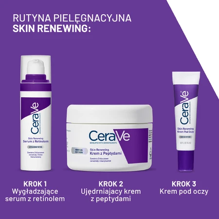 CeraVe Skin Renewing, Gesichtscreme mit Peptiden, 48 g