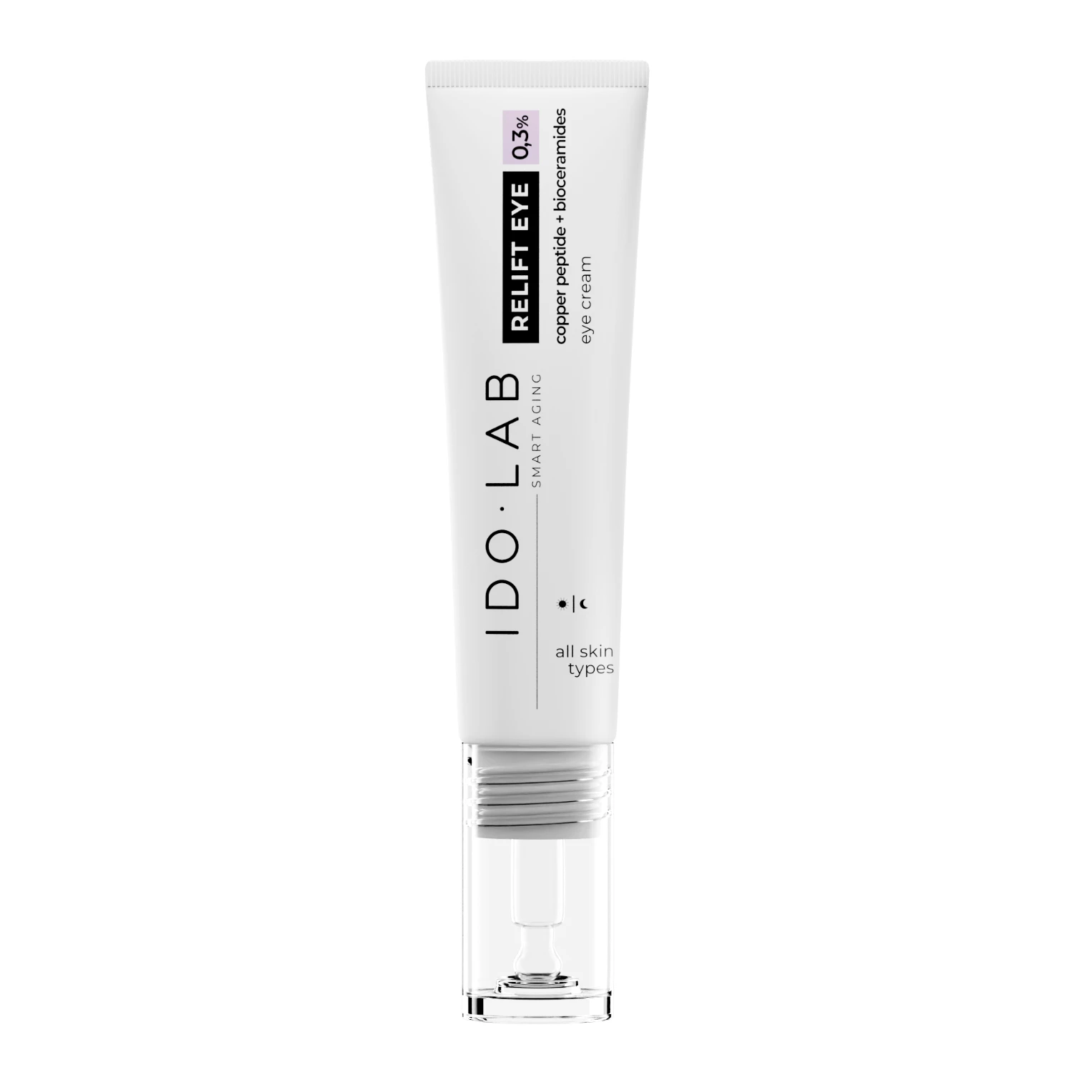 Idolab Relift Eye, revitalisierende Augencreme mit Kupferpeptid 0,3%, 15 ml