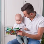 Dumel Jolly Baby, sensory book, Jungle Animals Tails, from birth, 1 piece.