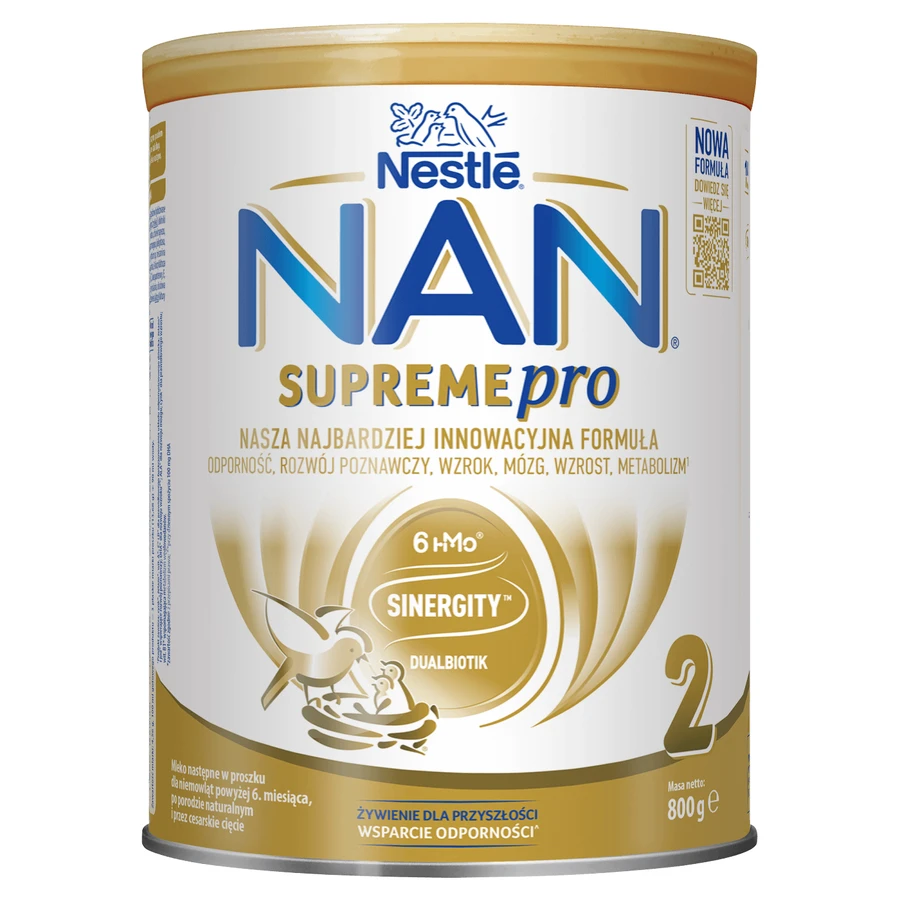 Nestle NAN Supremepro 2 HMO set, follow-on milk for infants over 6 months, 2 x 800 g