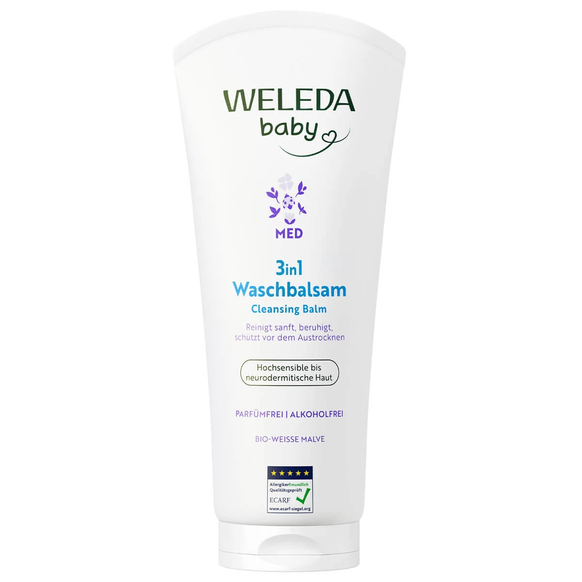 Weleda Baby Med 3in1, pflegende Körperreinigung ab Tag 1, 200 ml