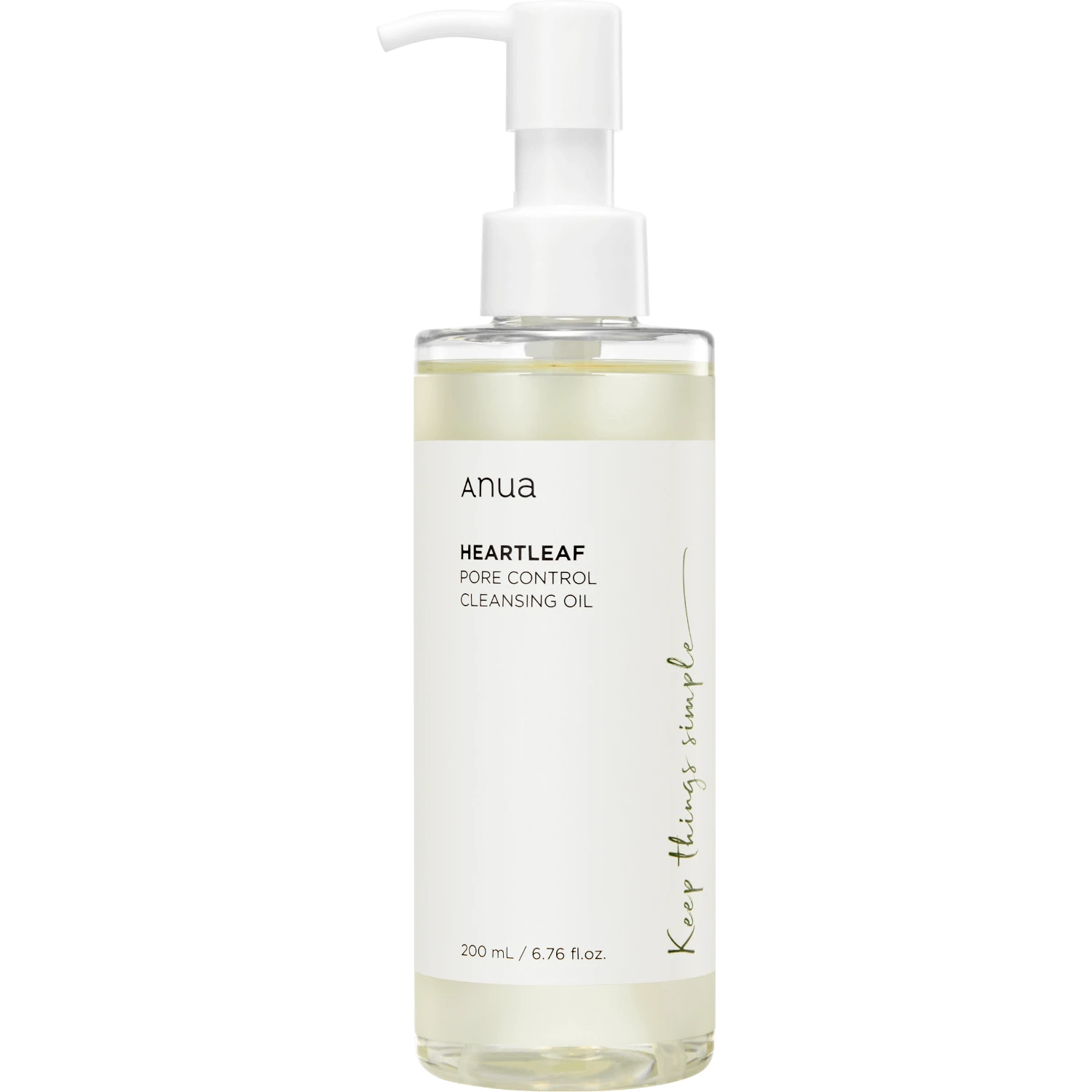 Anua Heartleaf Pore Control Cleansing Oil, Make-up-Entfernungsöl, 200 ml
