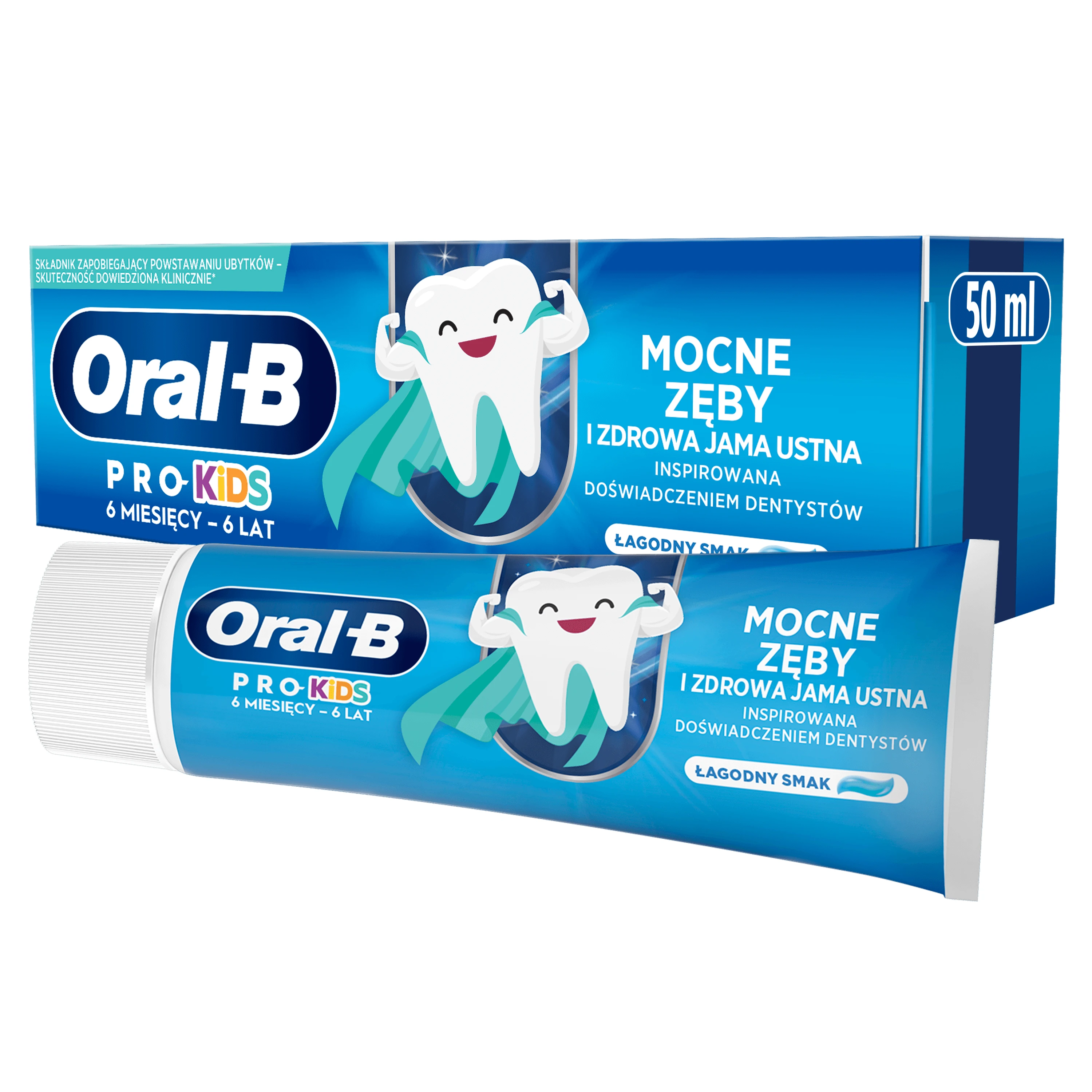 Oral-B Pro Kids, Zahnpasta für Kinder, 0-6 Jahre, 50 ml