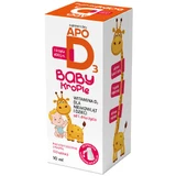 ApoD3 Baby Drops, Vitamin D3 400 IU für Säuglinge und Kinder ab dem 1. Tag, 10 ml