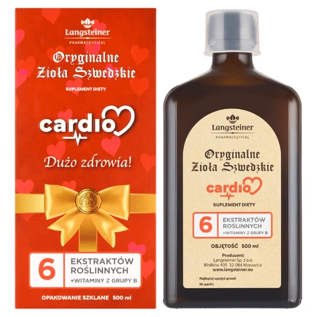 Langsteiner Original Swedish Herbs Cardio, 500 ml