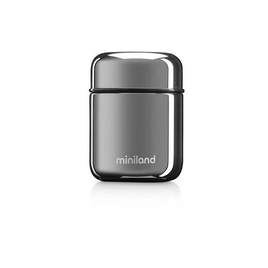 Thermos for solid food, Deluxe Silver, 280 ml, Miniland