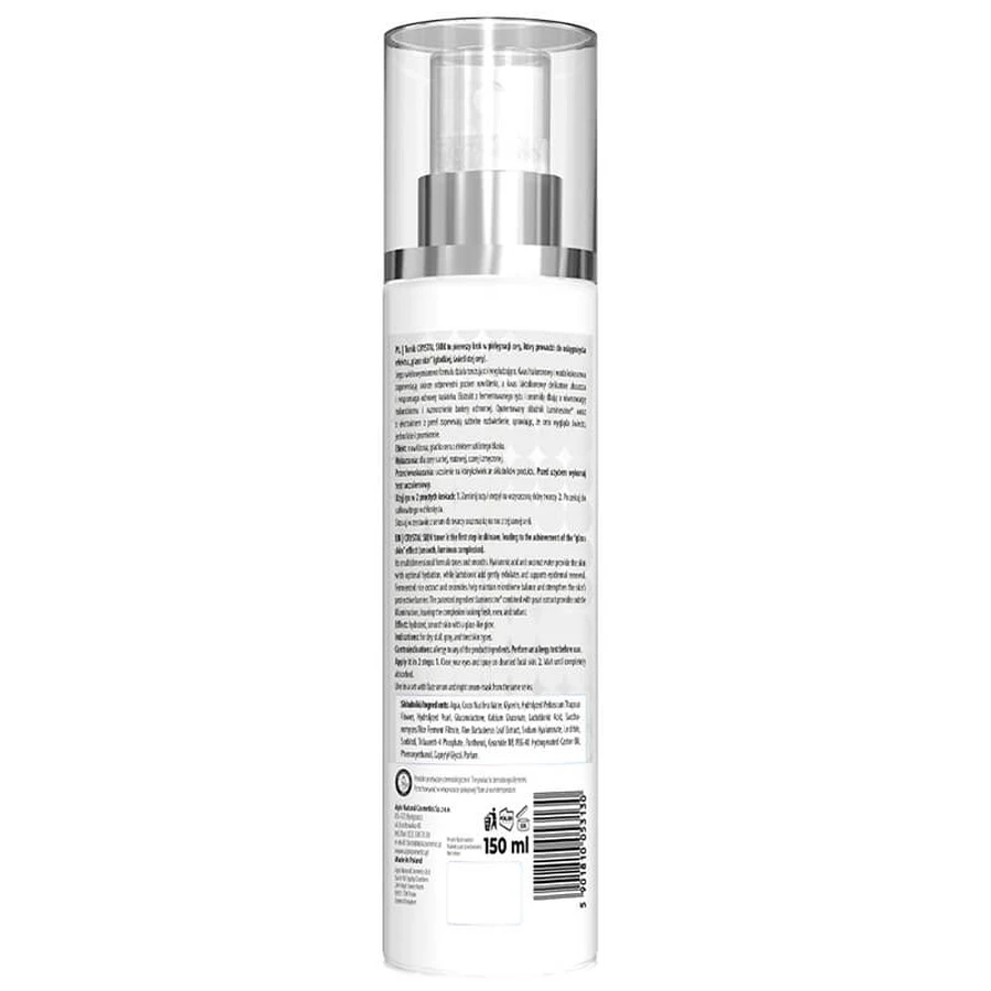 Apis Crystal Skin, tonic iluminator cu efect de piele de sticlă, 150 ml