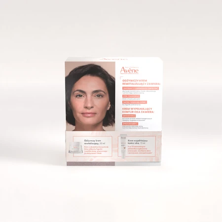 Avene set, Les Essentiels, voedende revitaliserende crème met rijke textuur, 50 ml + Dermabsolu, oogcontour opvullende crème, 15 ml
