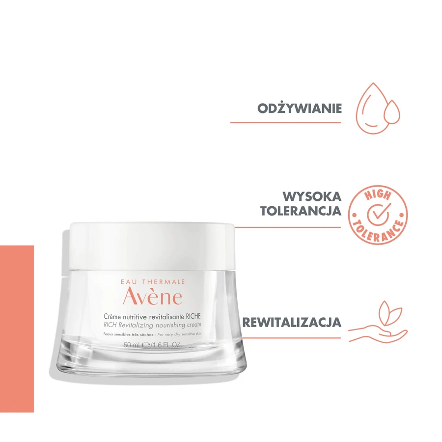Avene set, Les Essentiels, voedende revitaliserende crème met rijke textuur, 50 ml + Dermabsolu, oogcontour opvullende crème, 15 ml