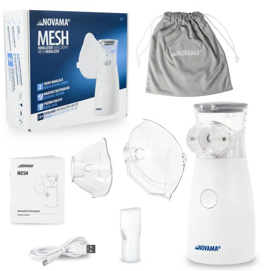 Novama Mesh, inhalator cu plasă